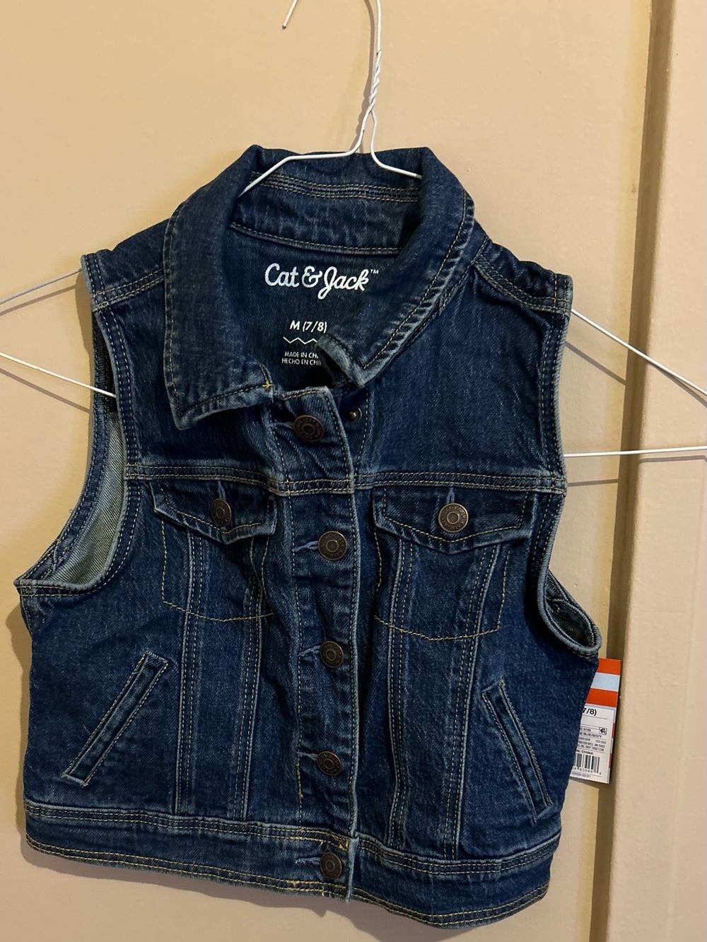Cat & Jack Blue Denim Vest